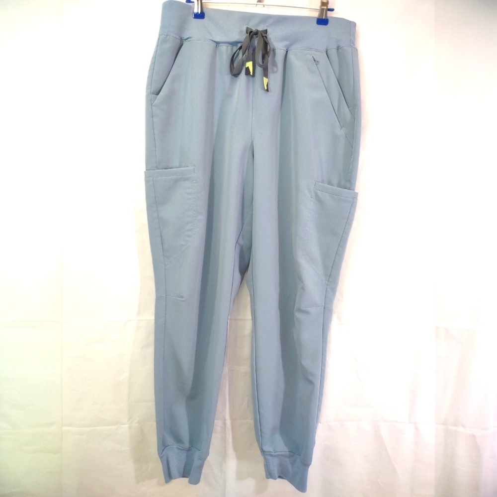 Figs Dusty Blue Clara Jogger - Picture 2 of 4
